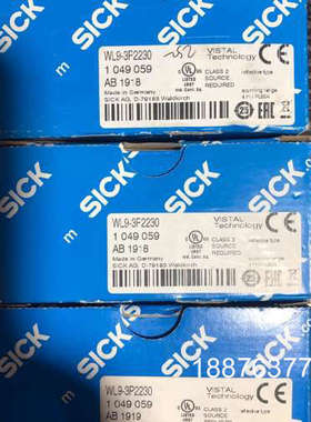 原装正品 WL9-3P2230 1049059 实物照现货销