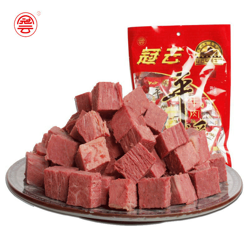 牛肉258g熟食山西特产冷吃手撕五香酱卤零食干粒脯-牛肉片(伟昌宏盛食品专营店仅售64.52元)