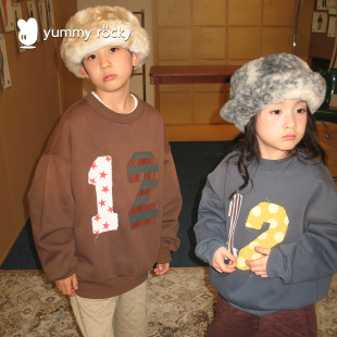 YR暖皮蓬松摇粒绒喷马骝贴布绣重工加绒卫衣 666清仓不.退换