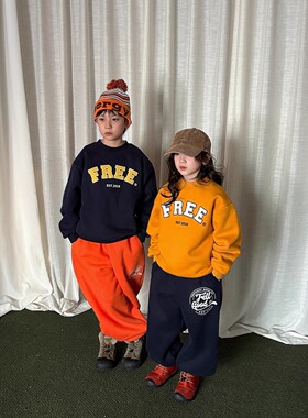 yummyrocky进口机贴布刺绣一体绒卫衣/环保印花蓄热卫裤