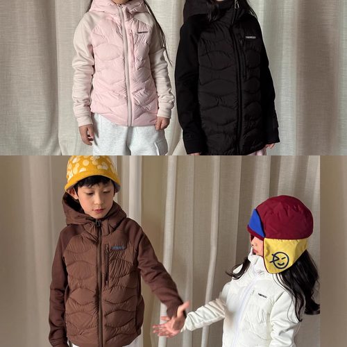 【年中特惠】YR校服好搭子95木拉鸭绒蓬松轻量保暖拼接针织羽绒服