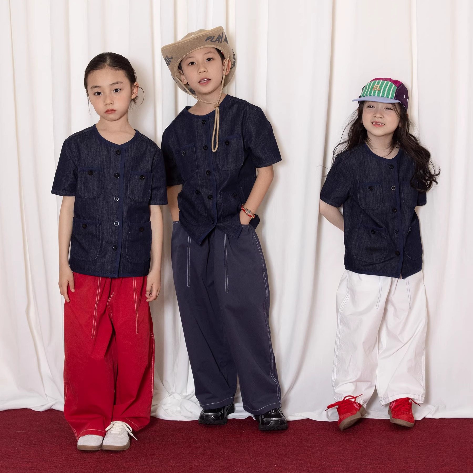 yummyrocky明线撞色A类新疆棉9分气球裤,童装/婴儿装/亲子装,裤子,淘宝优惠券,粉丝福利购,淘宝优惠卷