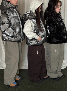 yummyrocky【3m新雪丽棉】防水防风魔术贴可调节腰双倍保暖棉裤