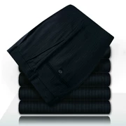 K22 Youngor mới đích thực quần len nam thẳng kinh doanh phù hợp với quần len chống nhăn quần dài - Suit phù hợp