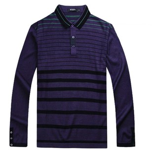 棉毛T毛衫 休闲毛衣休闲针织衫 6M01 L春秋款 品牌㊣男式