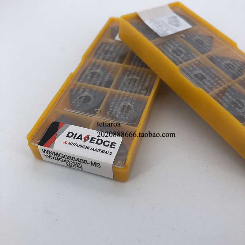 原装 日本三菱数控刀片WNMG080408-MS MP735加工不锈钢