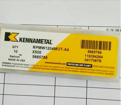 RCMT2006M0 KC850正宗肯纳铣削刀具机夹刀粒 CNC加工中心面铣刀片