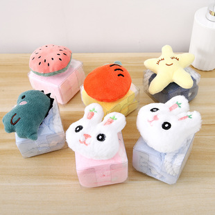 新年小朋友擦手巾珊瑚绒儿童挂巾伴手礼开业节日创意实用回礼可爱