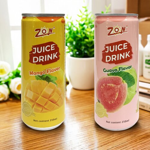 6连罐越南进口ZON果味果汁饮料