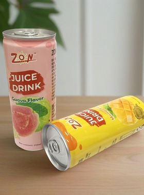 6连罐 越南进口ZON芒果汁番石榴饮料250ml果味饮料网红芭乐包邮