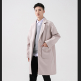 男士冬季呢子大衣风衣男中长款B345-F101-P120加棉P130，男装风衣，电商B345