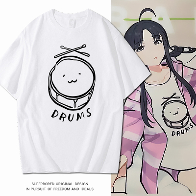 哭泣少女乐队安和昴Drums短袖T恤