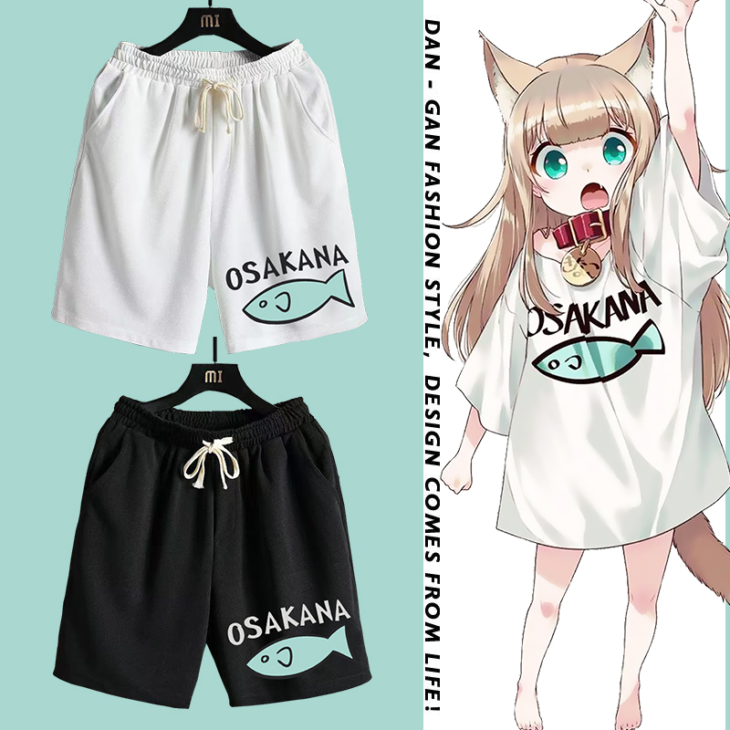 五分裤40原猫娘cos日系短裤夏季