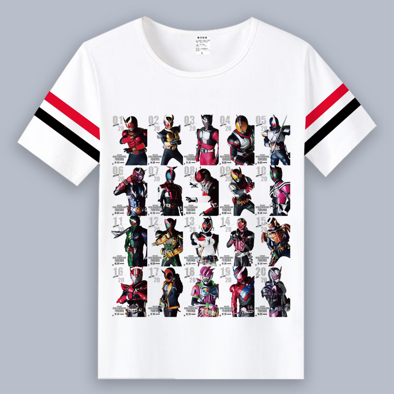 Kamen Rider When Wang zi-o ex-aid build T-shirt Short sleeved comic clothes peripheryin the Men's clothing, T-shirt  category - from Buy2taobao.com to provide professional Taobao agent buy service