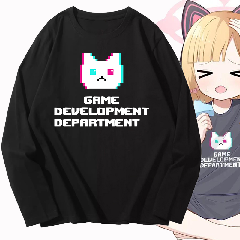 碧蓝档案蔚蓝游戏才羽桃井长袖t