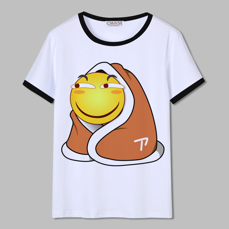 到底有多少人想打我t恤男短袖 内涵段子恶搞搞笑滑稽脸表情包衣服