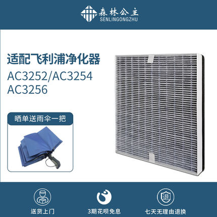 适配飞利浦空气净化器过滤网FY1417 滤芯 AC1210 AC1212 AC1216