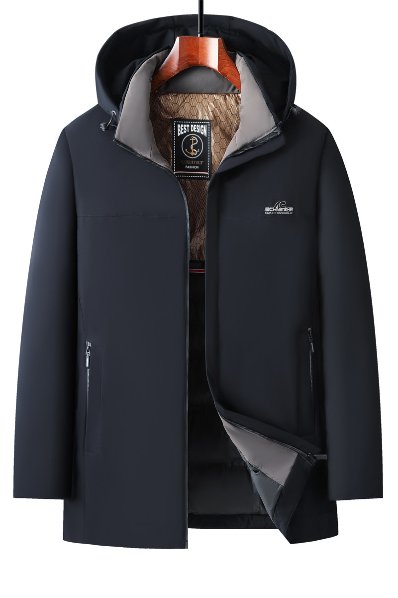 2025冬季新款可脱帽子保暖棉服爸爸棉衣外套中老年棉袄男6603/75，男装棉衣，星座1216