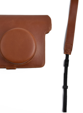 适用 富士拍立得   w300  wide300相机皮包皮套 送背绳 单肩包