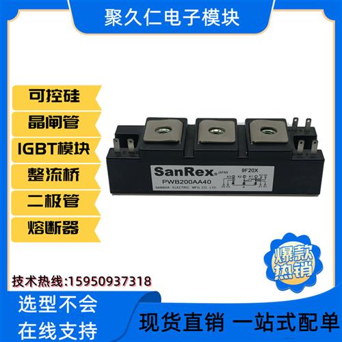 三社可控硅 整流桥 二极管模块PWB200AA40 PK200HB120 PWB130A30