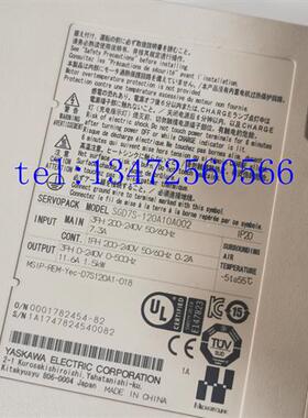 伺服驱动器SGD7S-2R8A20A原装现货出售 质保一年欢迎进店采购
