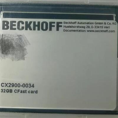 倍福CX2900-0026  20GB CFAST卡,全新未拆封,