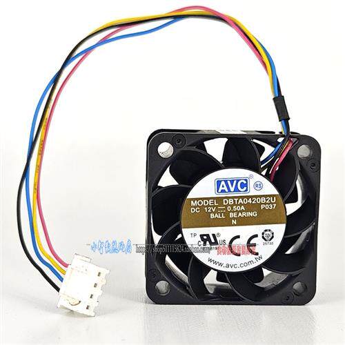 DBTA0420B2U 12V 0.50A 4020 4CM/厘米 服务器风扇4线PWM温控