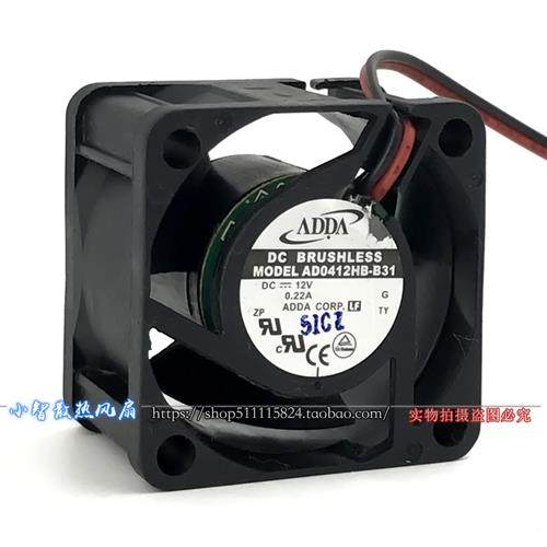 4028 AD0412HB-B31 12V 0.22A 4CM 1U机箱机箱电源 散热风扇