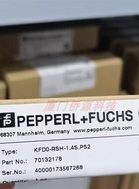 KFD0-RSH-1.4S.PS2隔离式安全栅 货号70132178全新原装现货