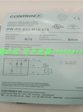 传感器DW-AD-623-M18-678齐平安装BD8-S3-M18-678现货