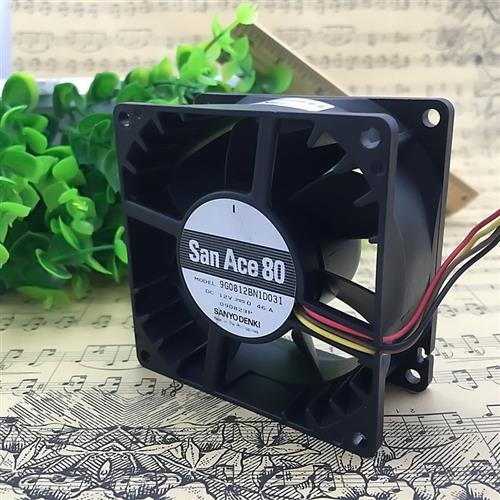 8CM 4线PWM大风量散热风扇 9G0812BN1D031 12V 0.46A 8038