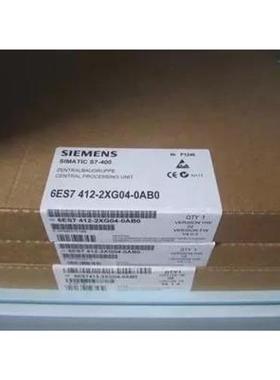 全新正品未开封6ES7 412-2XG04-0AB0 6ES7412-2XG04-0AB0现货销售