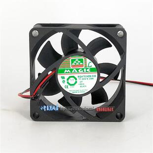 原装 MGA7024ZB-O25 7025 7cm 24V 0.25A 2线变频器散热风扇