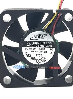 原装 AD0405HB-G73 5V 0.25A 4厘米 交换机 路由器 散热风扇