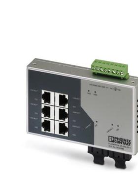 6口交换机2光纤口FL SWITCH SF 6TX/2FX菲尼克斯2832933