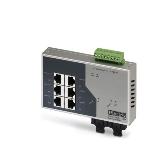 6口交换机2光纤口FL SWITCH SF 6TX/2FX菲尼克斯2832933