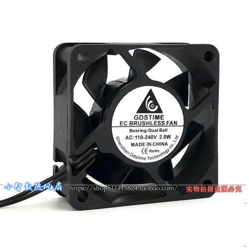 EC 风扇 110V-220V 6020 6025 7025 8020 8025 9025 12038散热6CM