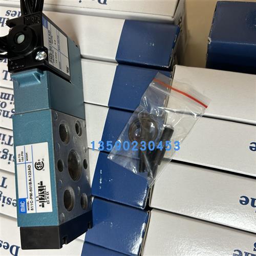 美国800系列高频电磁阀夹板式安装 811C-PM-601BA-122AD