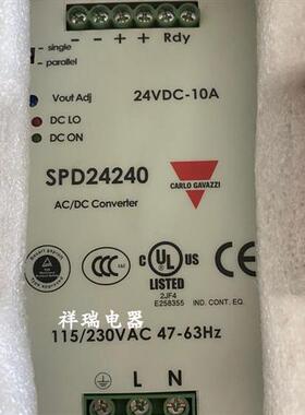 SPD24240CARLOGAVAZZI单相开关电源电源24V瑞士SPD242401议价