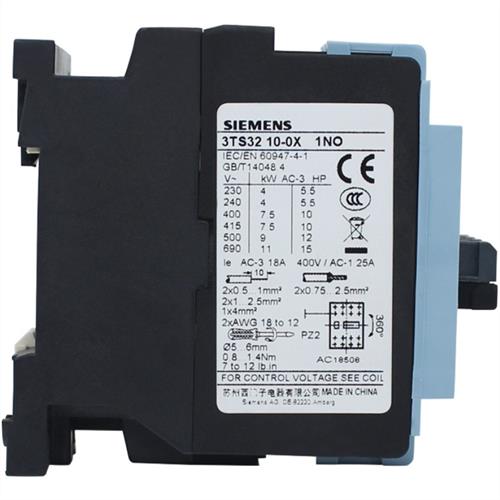全新正品 3TS3210E交流接触器 3TS32 10-0XM0 220V四组常开图片