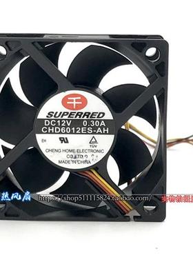 6020 12V 6CM 静音0.30A 电源 机箱 静音 散热风扇CHD6012ES-AH