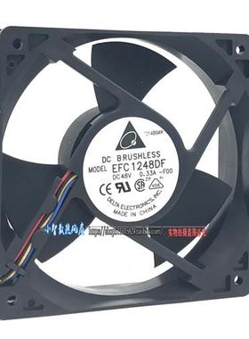 原装12032 48V 0.33A PWM机箱电源静音12CM散热风扇EFC1248DF