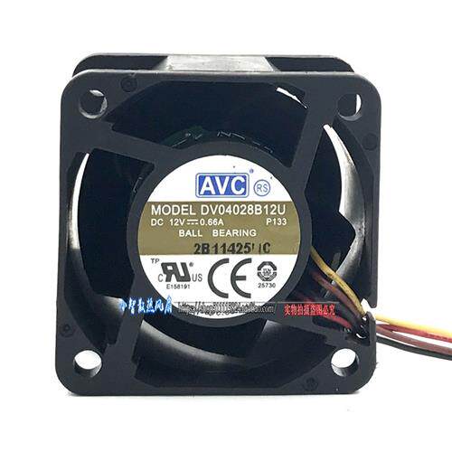 原装 4CM 4028 12V 0.66A机箱电源PWM调速散热风扇DV04028B12U