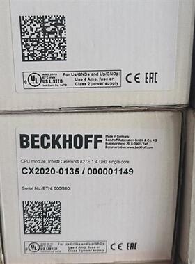 倍福嵌入式控制器CX2020-0120全新原装正品可对公,提供发票