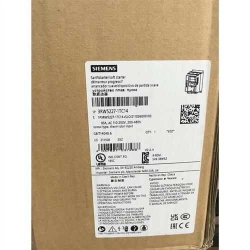 西门子软起动 3RW5227-1TC14 全新原装正品议价