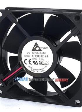 8CM 12V 0.30A 大风量静音机箱电源散热风扇8025 AFB0812HH