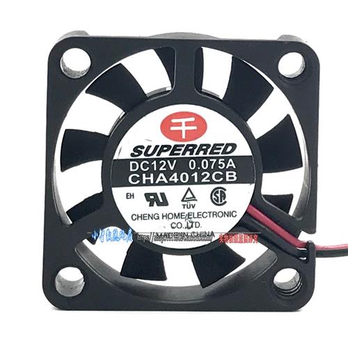 4CM 12V 0.075A 4010小型静音 电源 机箱 散热风扇CHA4012CB