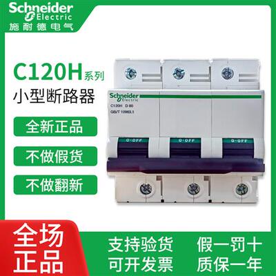 小型空气开关C120H 1P 2P 3P 4P 高分断D80 100A微型断路器