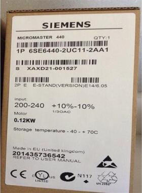 变频器6SE6440-2UC11/2UC12/2UC13/2UC15-2AA1/5AA1/7AA1/