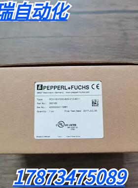 全新原装正品  PCV100-F200-B25-V1D-6011 传感器 262163